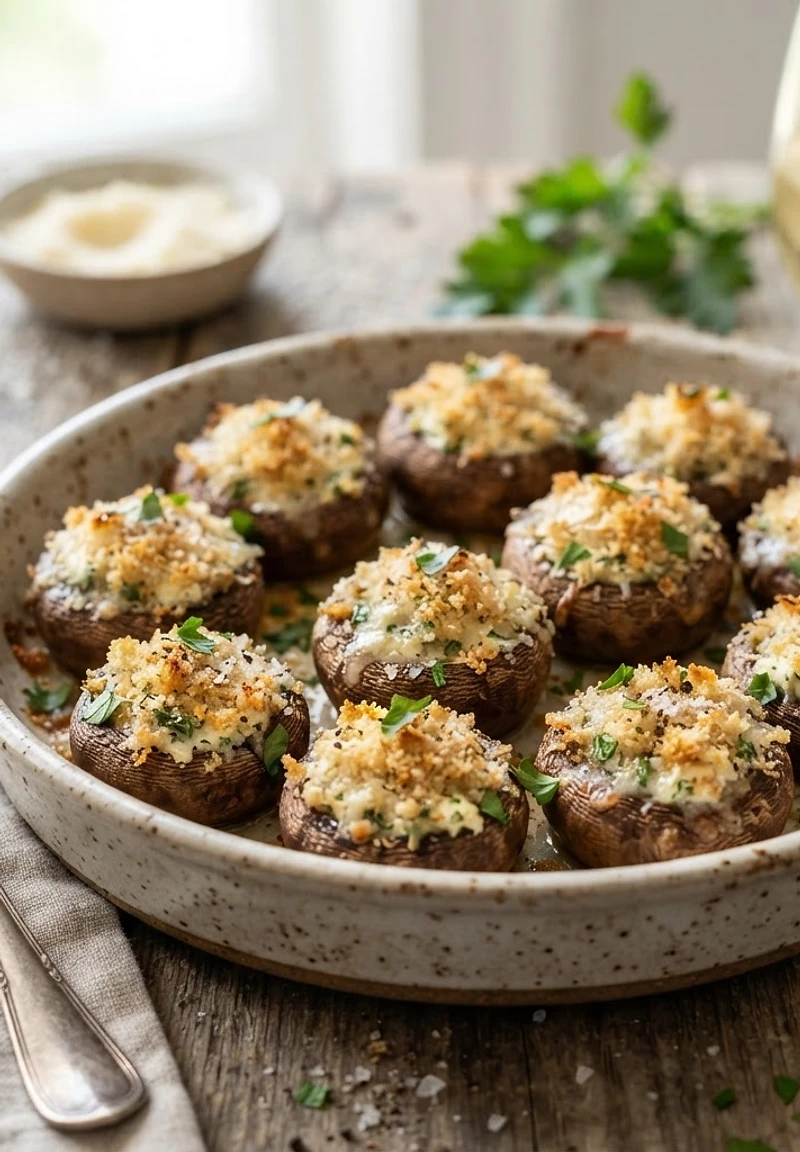 Baked Stuffed Mushrooms