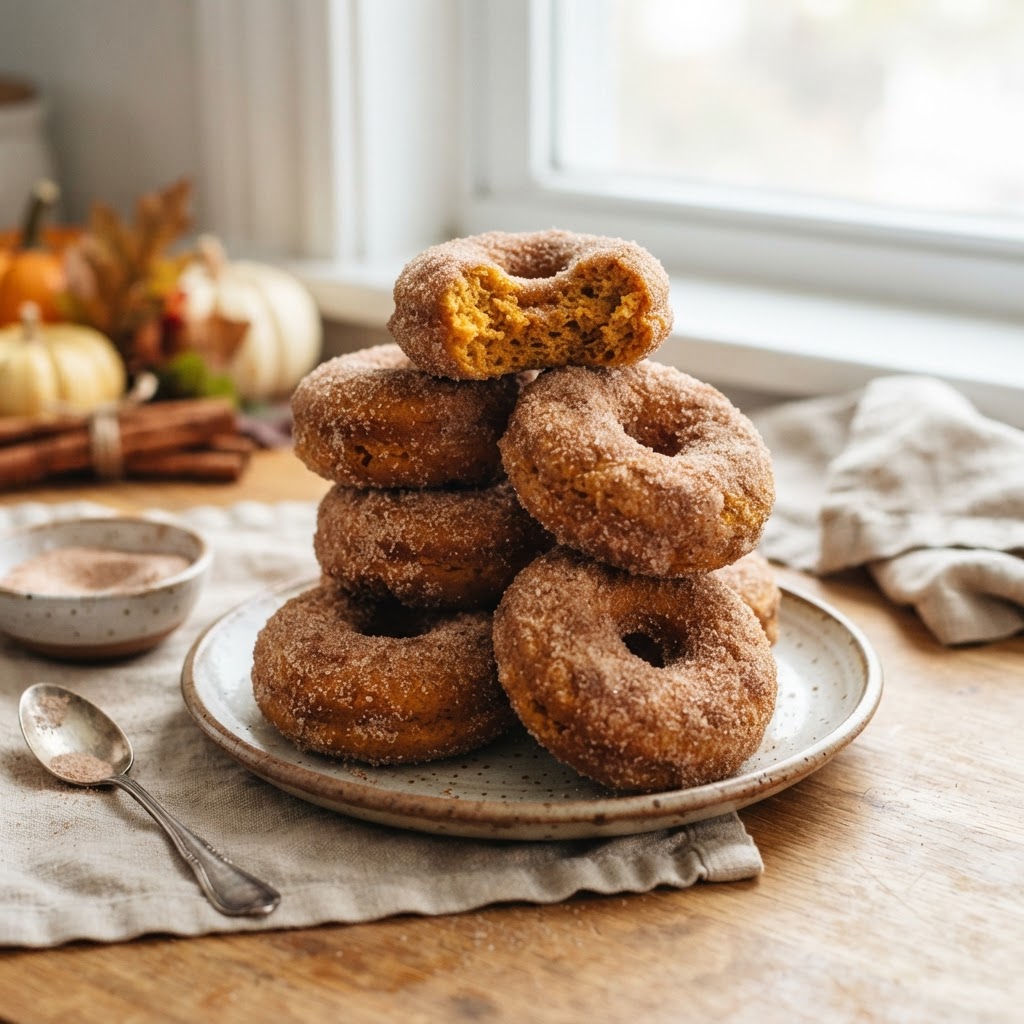 Baked Pumpkin Donuts
