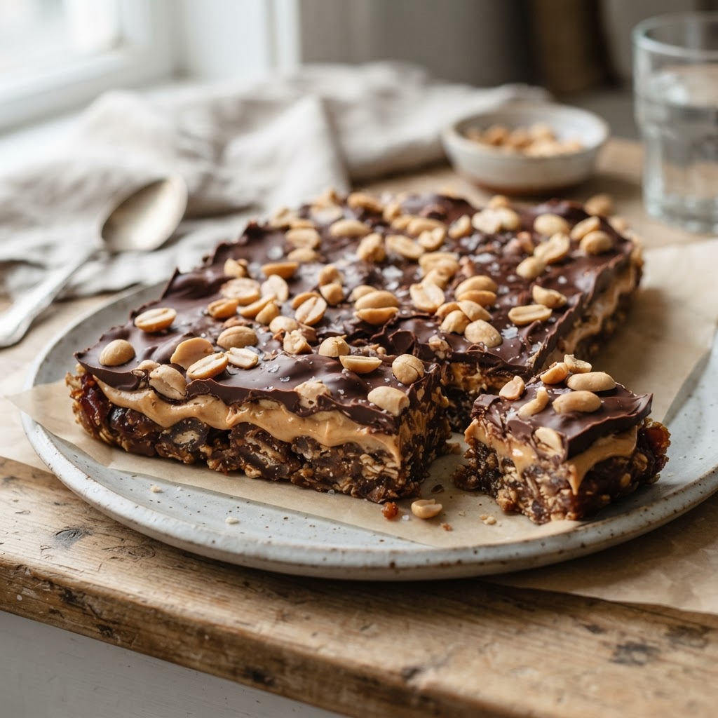 Date Peanut Butter Energy Bark