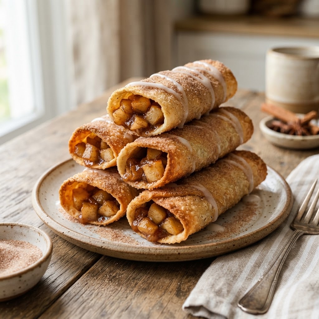 Air Fryer Apple Pie Roll Ups