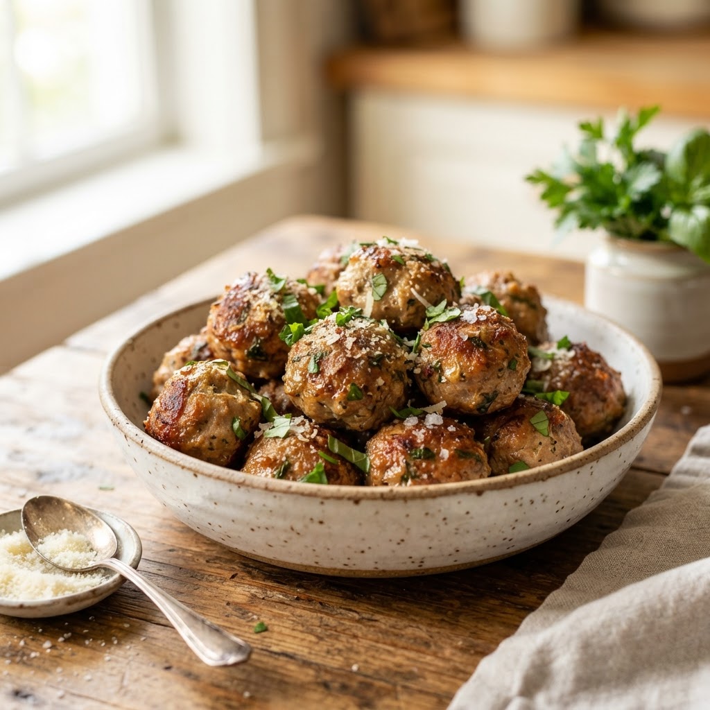 Air Fryer Turkey Meatballs