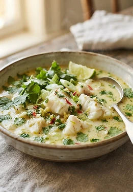 Cilantro Lime Fish Soup