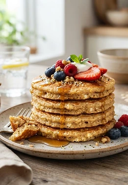 Cottage Cheese Protein Pancakes