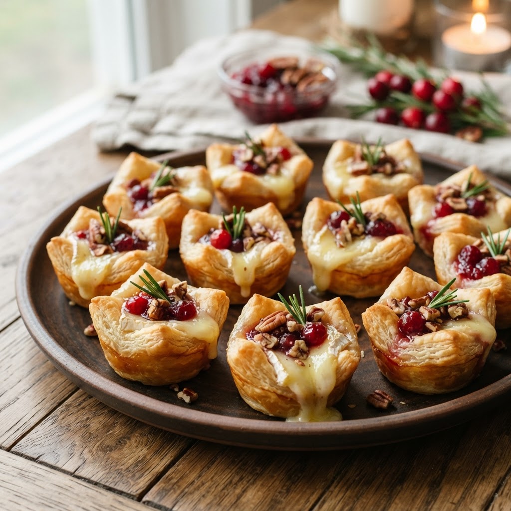 Cranberry Brie Bites