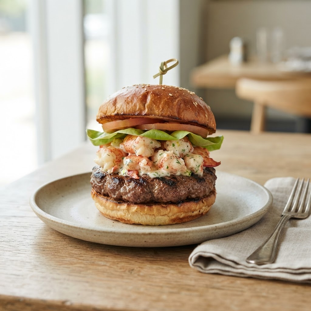 Surf and Turf Wagyu Lobster Burger