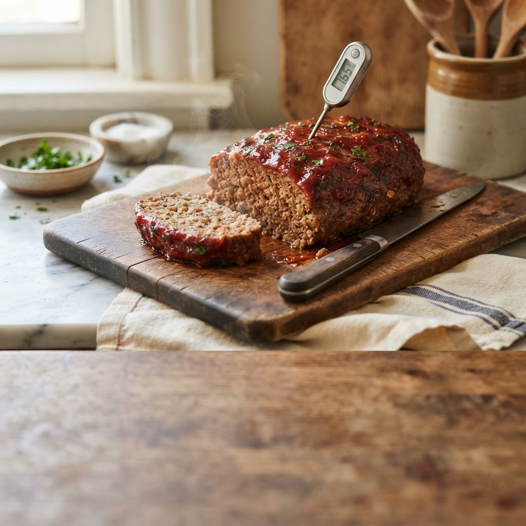 Meatloaf Internal Temperature and Bake-Time Guide