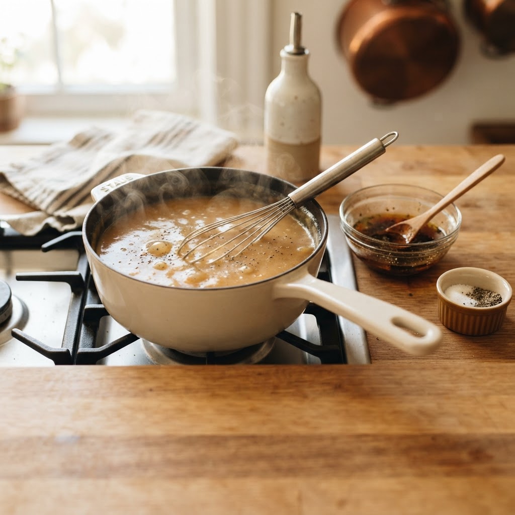 How to Make Thanksgiving Gravy Ahead