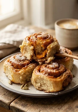 Sweet Potato Cardamom Morning Buns