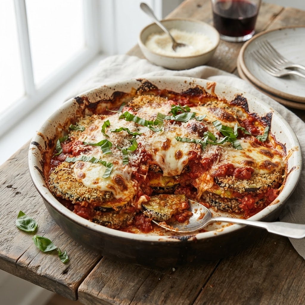 Baked Eggplant Parmesan