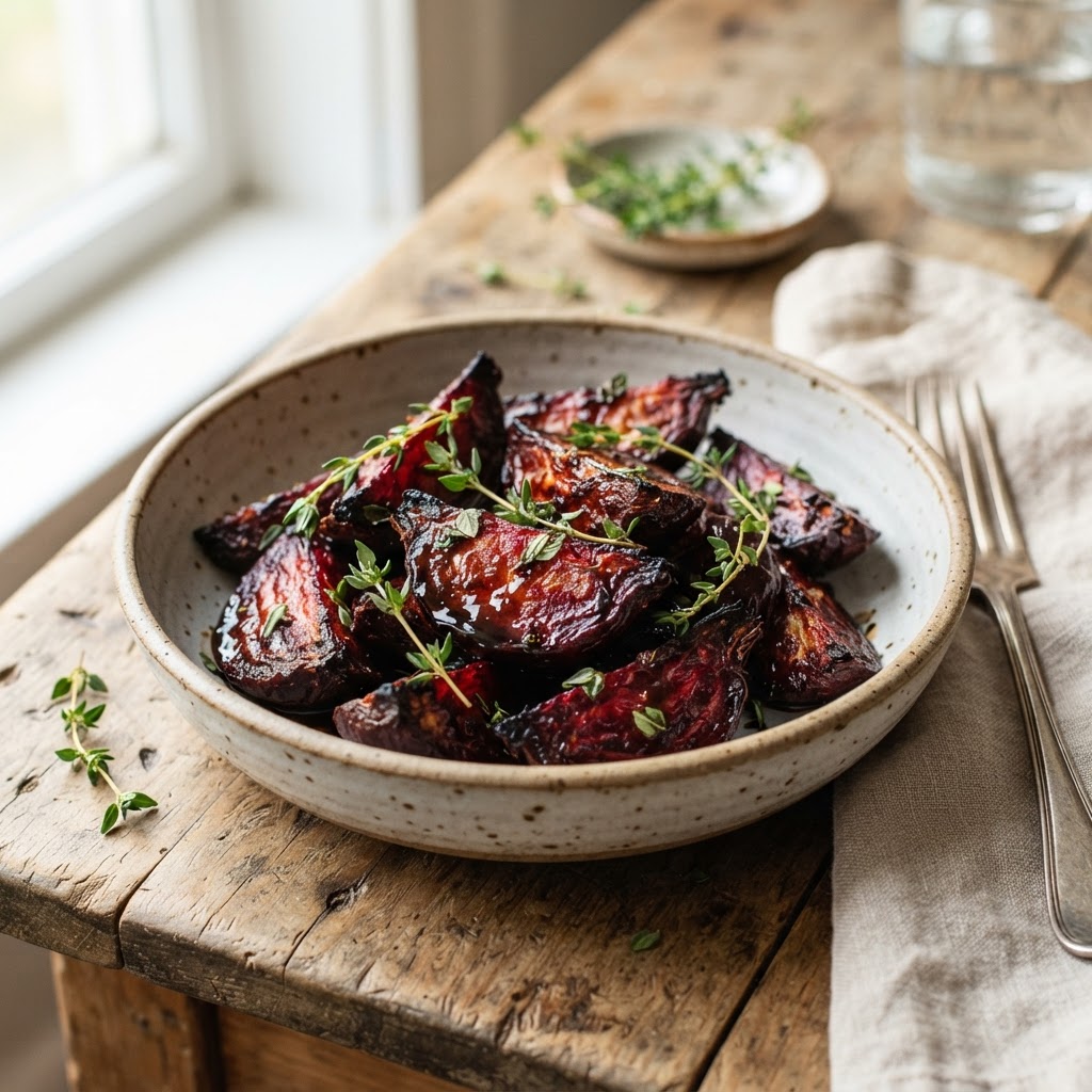 Roasted Beet Wedges with Balsamic