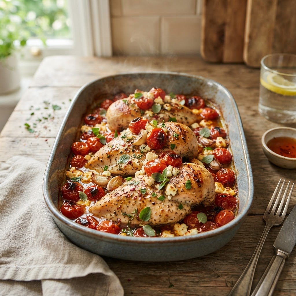 Hot Honey Feta Chicken