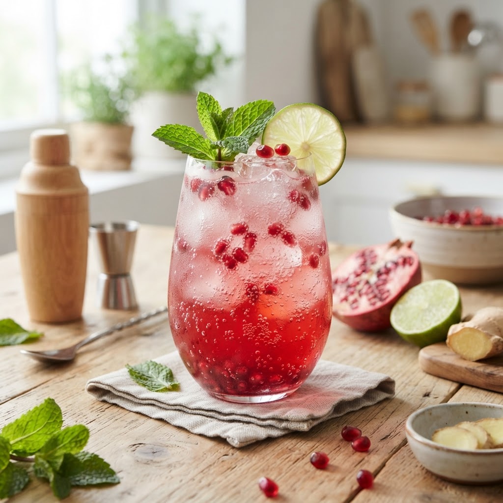 Pomegranate Ginger Spritz