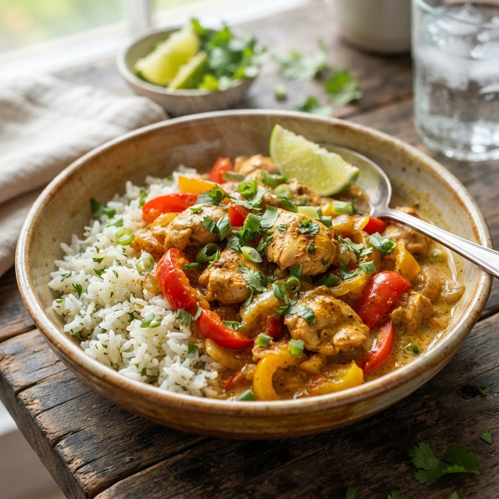 Caribbean Curry Chicken Bowls