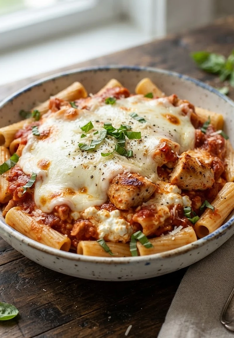 Cottage Cheese Chicken Parmesan Bowl