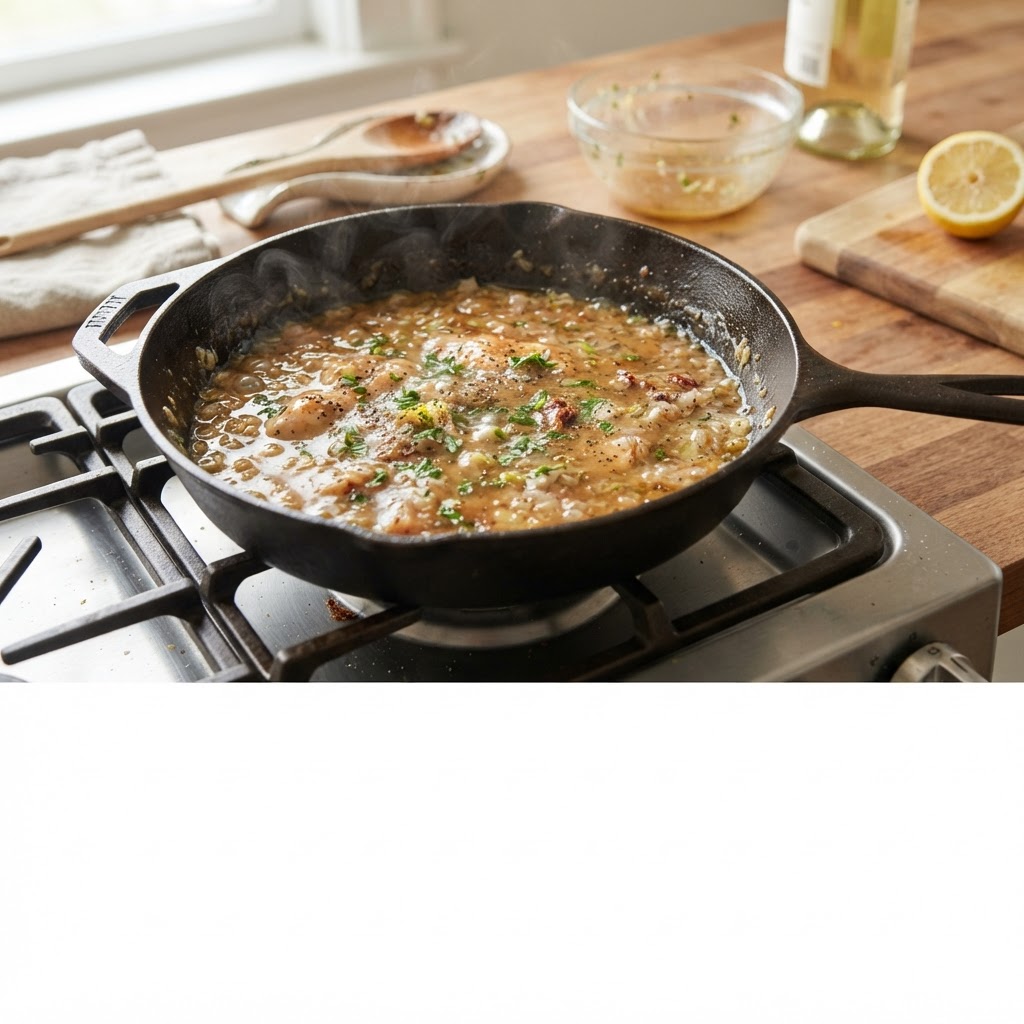 How to Make a Quick Pan Sauce After Cooking Chicken