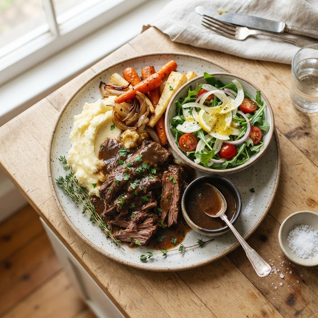 What to Serve With Pot Roast: Vegetables, Starches, and Bright Sides
