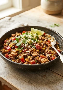 One-Pot Turkey Taco Quinoa