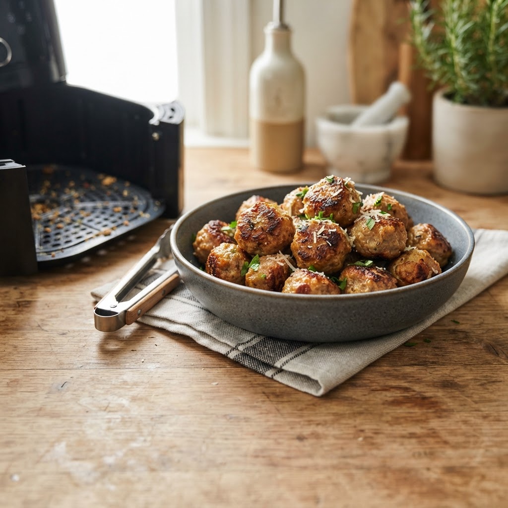 How Long to Air Fry Frozen Meatballs