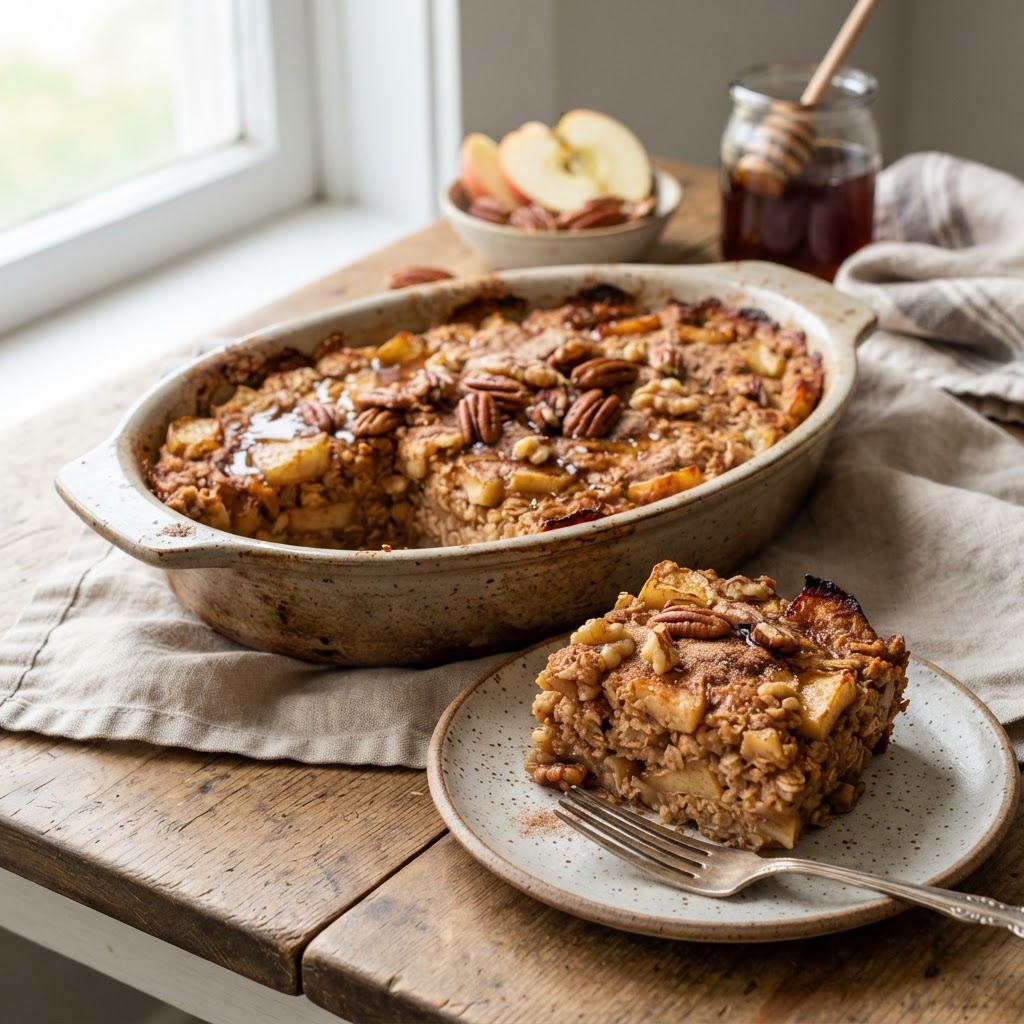 Apple Cinnamon Baked Oatmeal