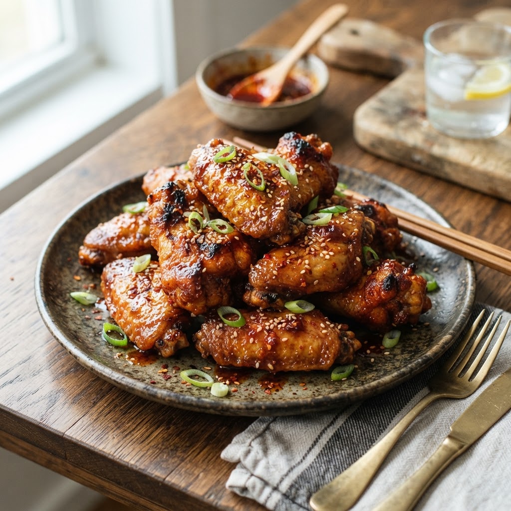 Air Fryer Gochujang Chicken Wings