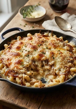 French Onion Mac and Cheese