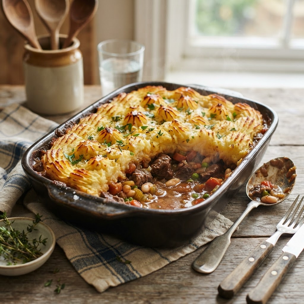 Lamb and White Bean Shepherd’s Pie
