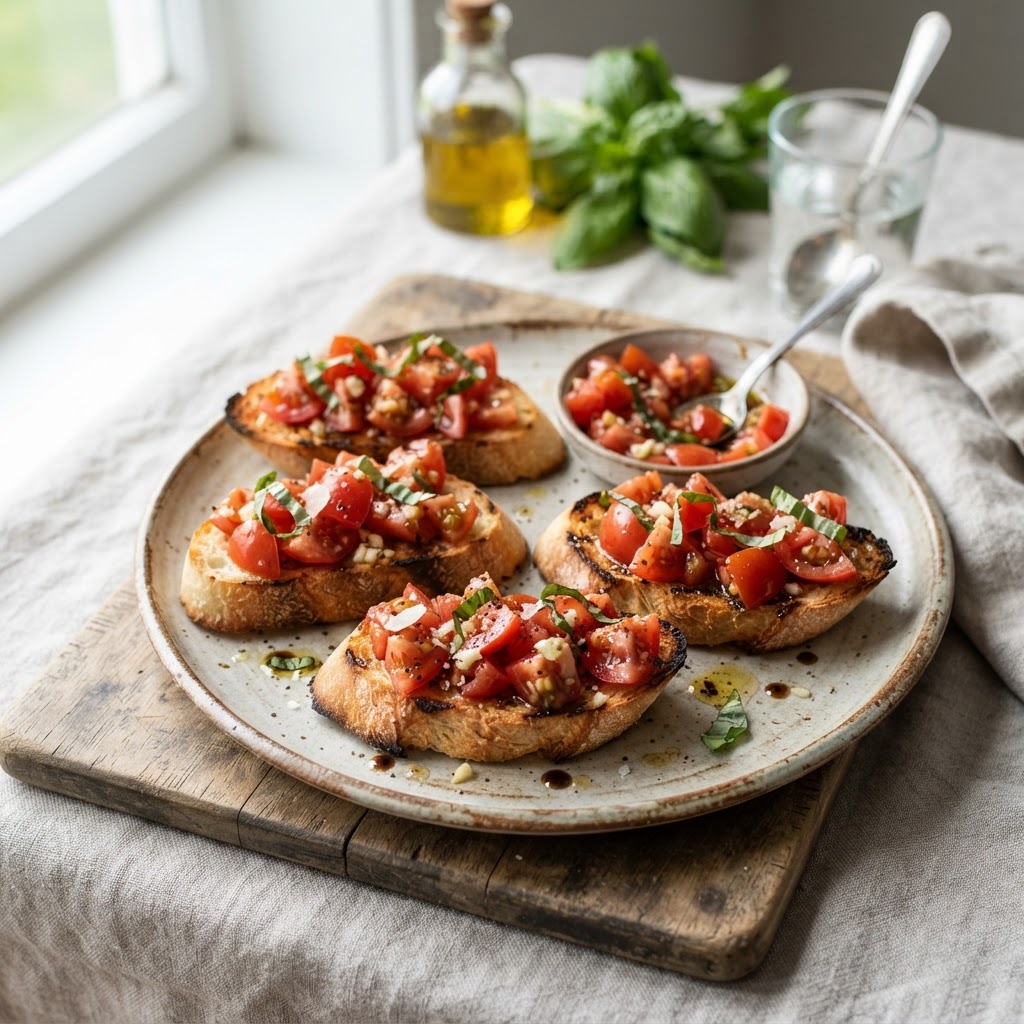 Tomato Basil Bruschetta