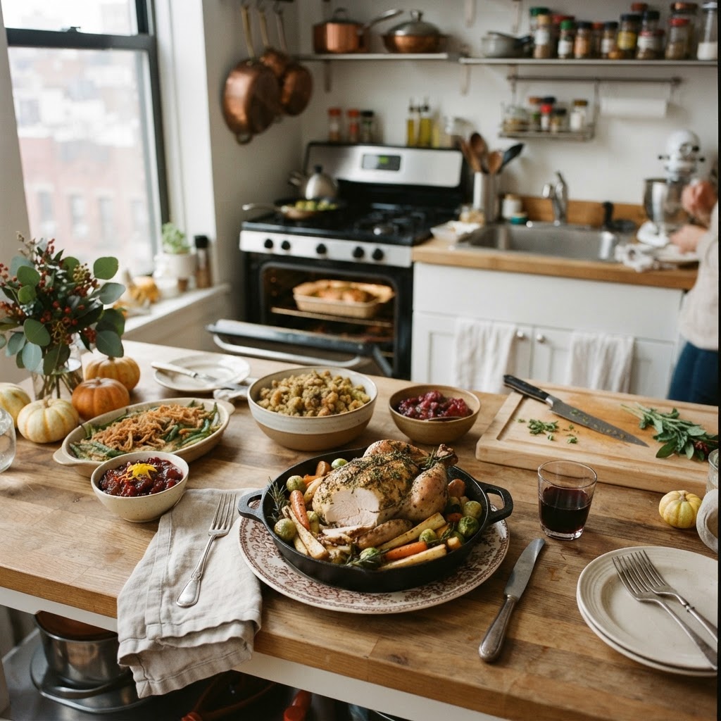 How to Plan a Friendsgiving Menu for a Small Kitchen