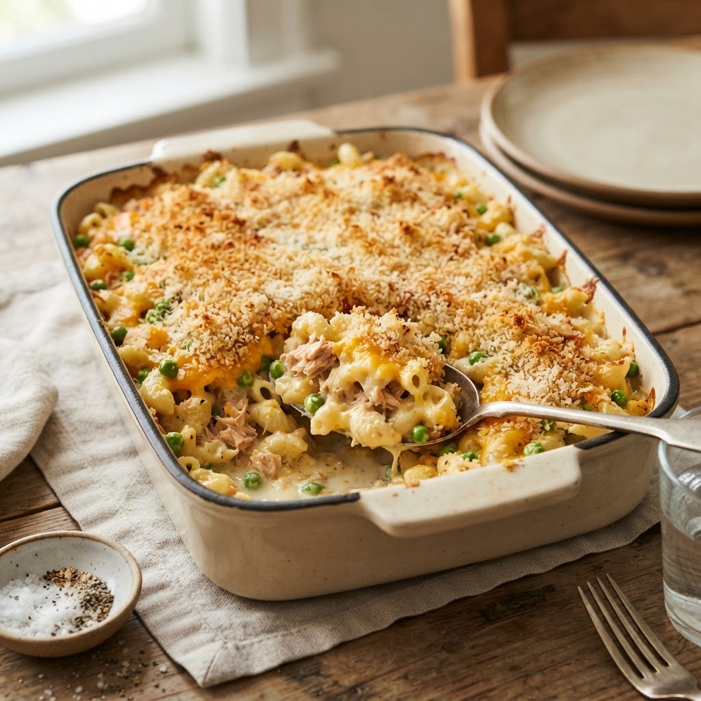 Tuna Melt Pasta Bake