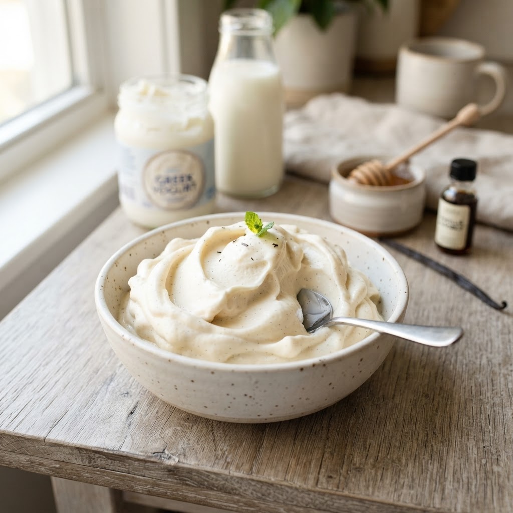 Ninja Creami Vanilla Frozen Yogurt