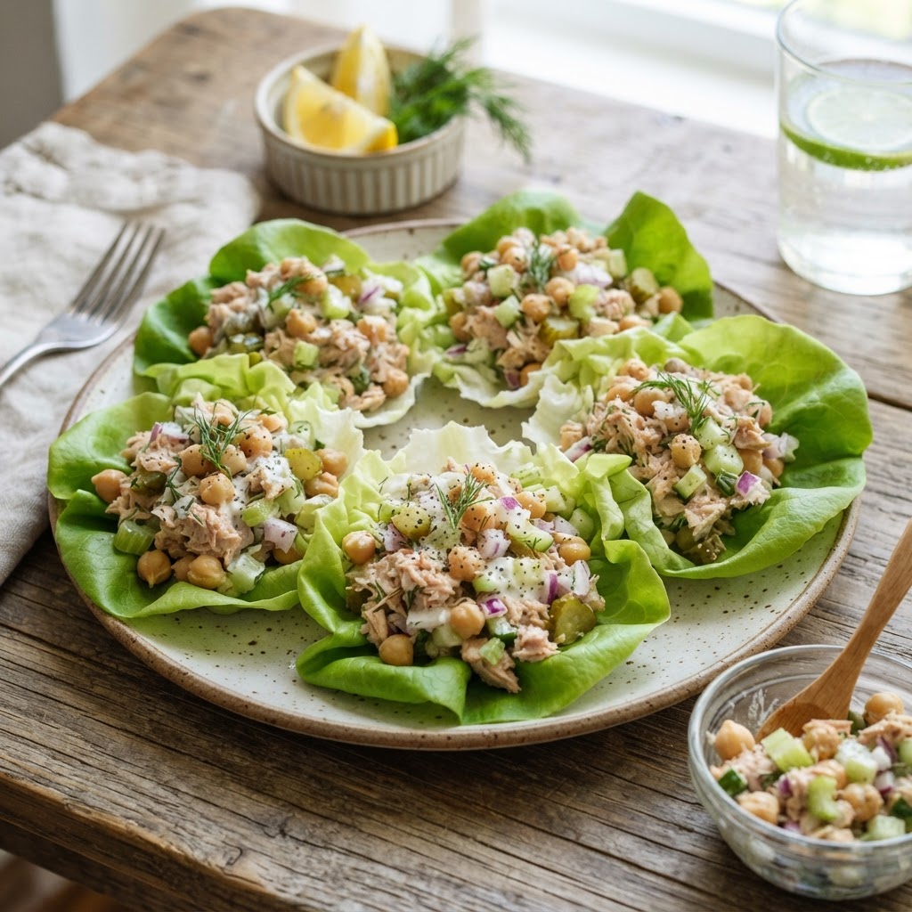 High Protein Tuna Crunch Salad