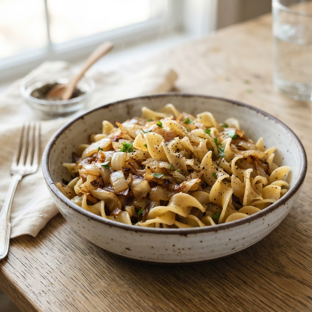 Haluski (Cabbage and Egg Noodles)