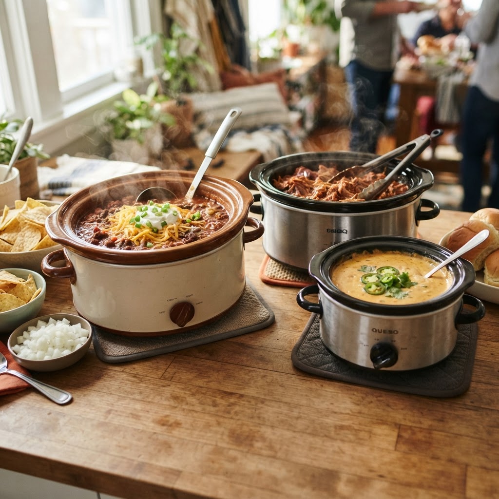 Slow Cooker Game-Day Food: What Can Be Made Ahead?