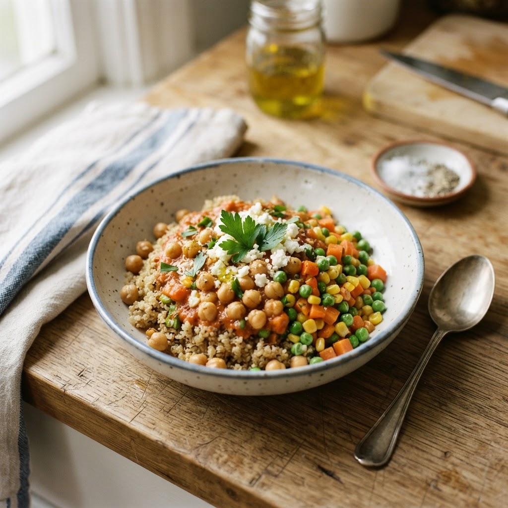 Pantry Dinner Formula: How to Build a Meal From Cans, Grains, and Frozen Vegetables