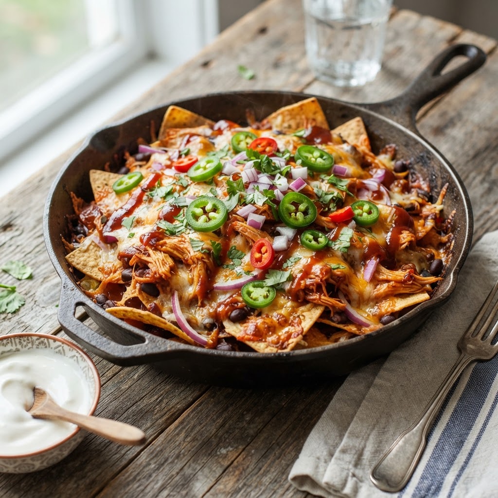 BBQ Chicken Nachos