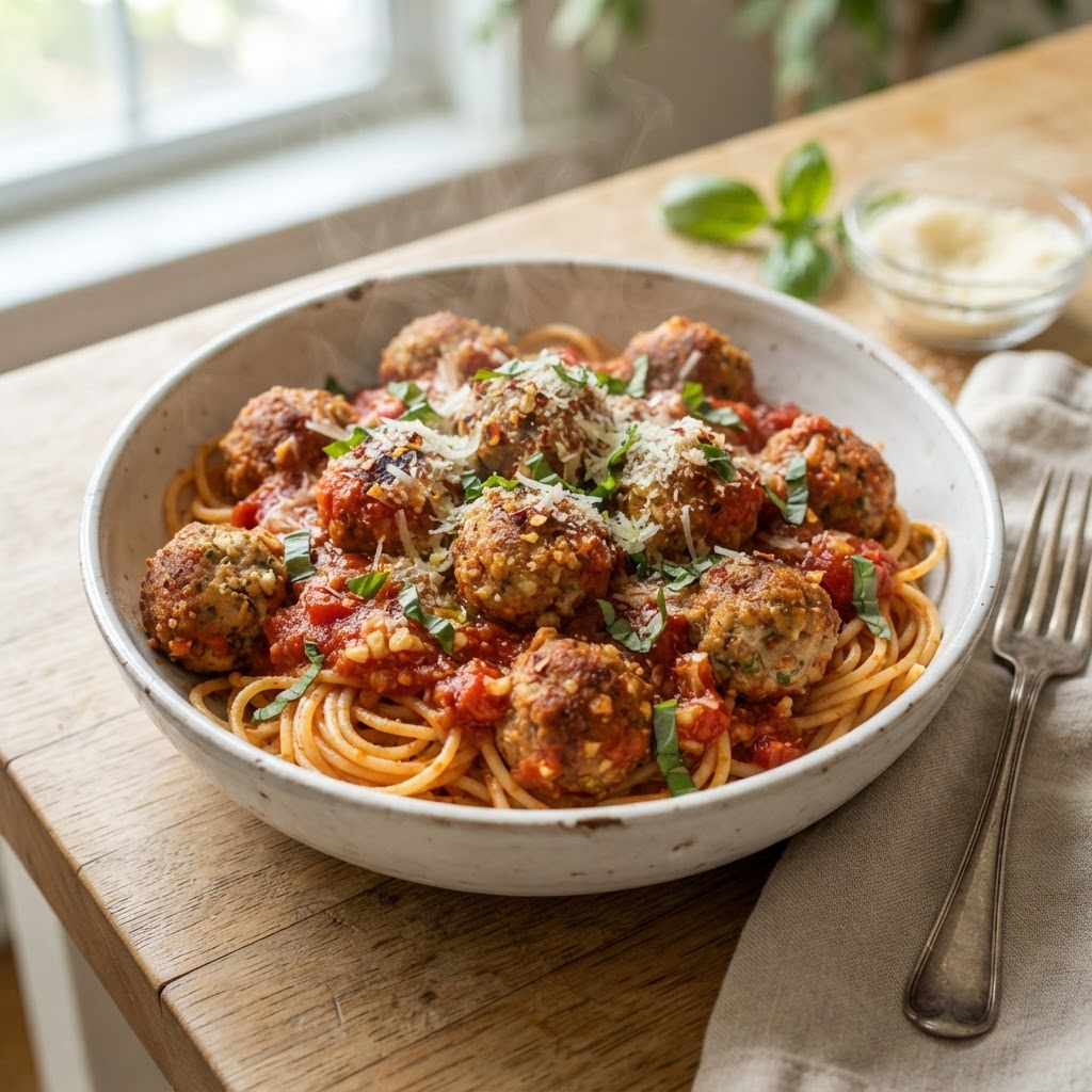 Turkey Meatballs with Marinara