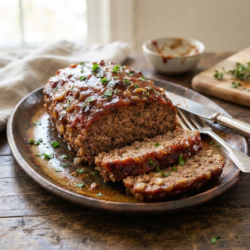 Classic Homemade Meatloaf