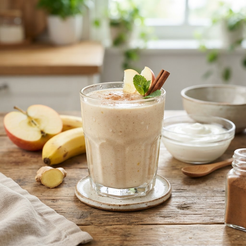 Spiced Apple Ginger Smoothie