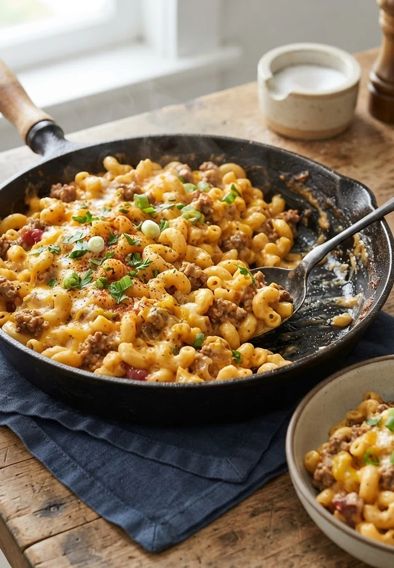 One-Pan Cheeseburger Mac
