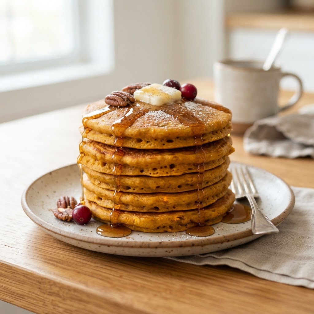 Pumpkin Spice Pancakes