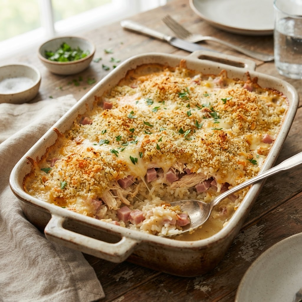 Chicken Cordon Bleu Casserole