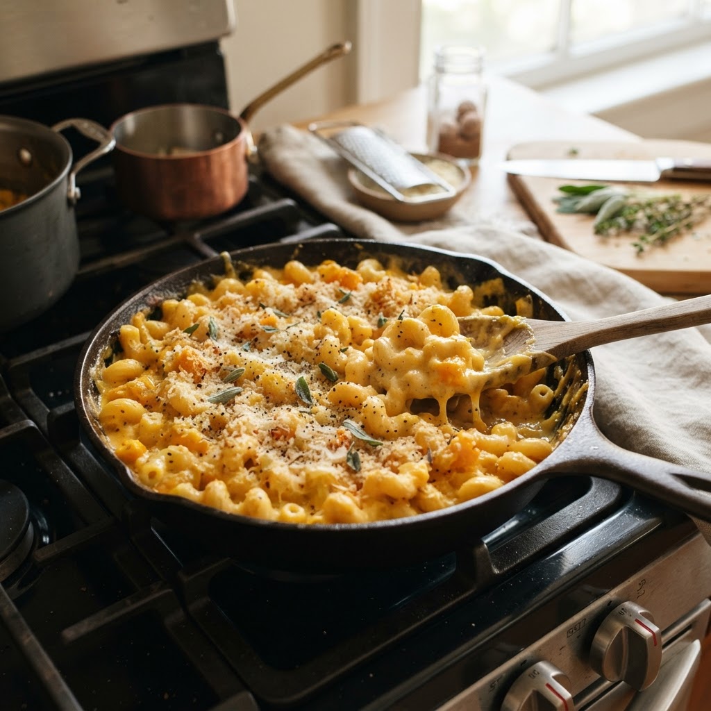 Butternut Squash Mac and Cheese