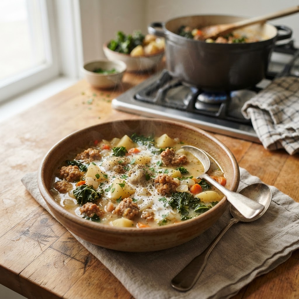 Sausage Kale Potato Soup