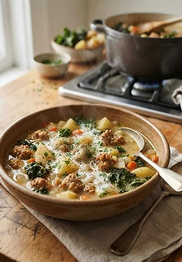 Sausage Kale Potato Soup