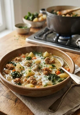 Sausage Kale Potato Soup