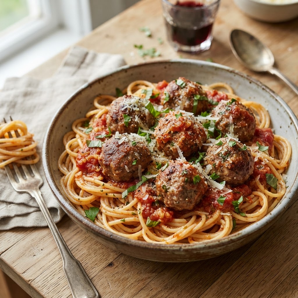 Classic Spaghetti and Meatballs