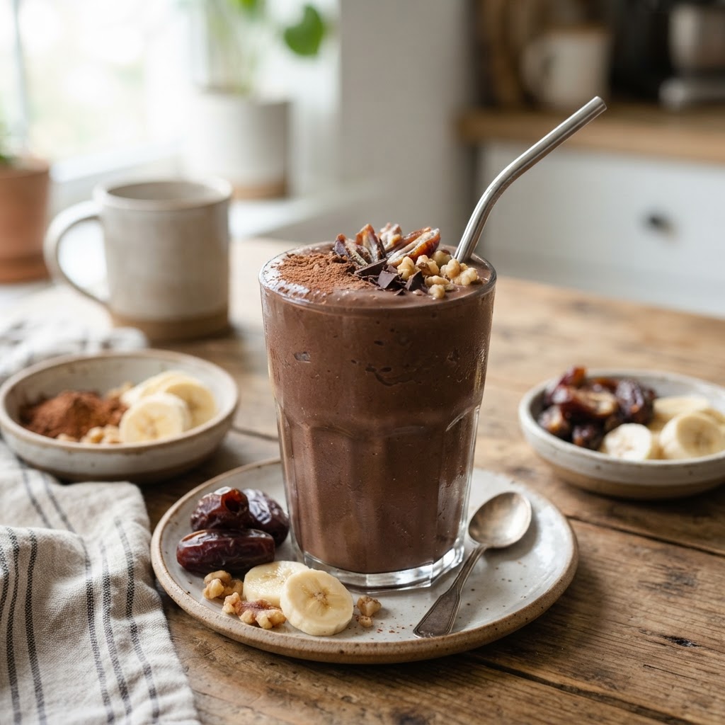 Chocolate Date Smoothie