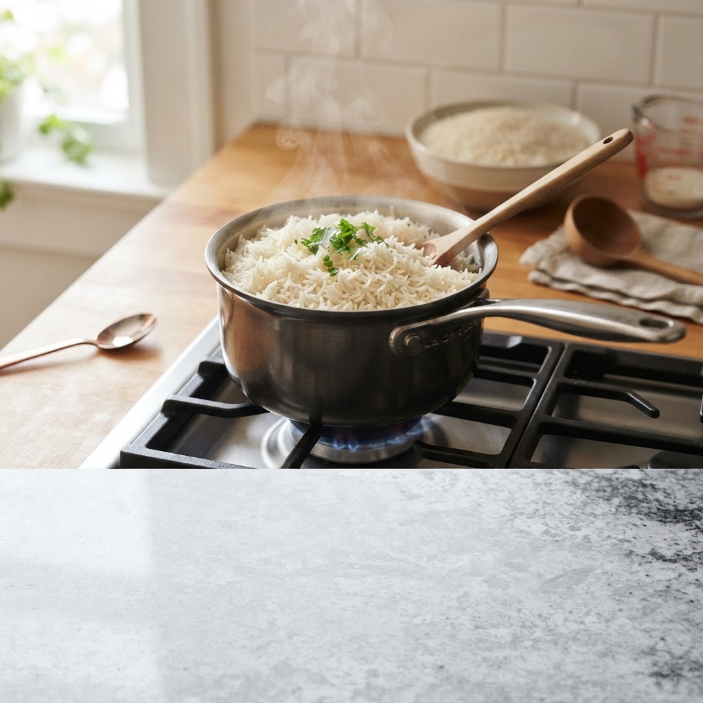 Basmati Rice Water Ratio and Stovetop Method