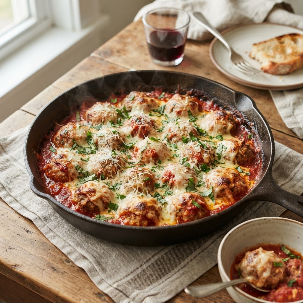 Chicken Parmesan Meatballs