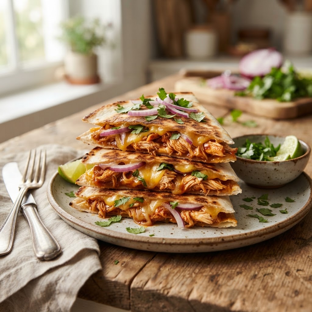 BBQ Chicken Quesadillas